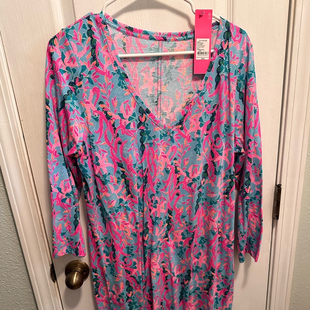Lilly Pulitzer NWT Tessa dress style 012527 in Seaweed Samba size L